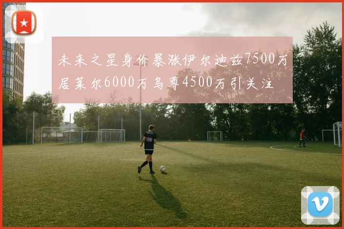 未来之星身价暴涨伊尔迪兹7500万居莱尔6000万乌尊4500万引关注